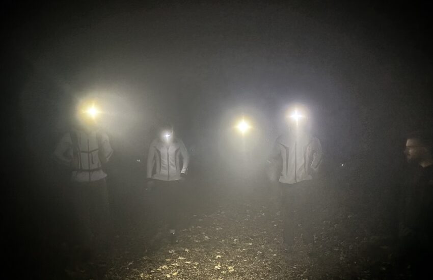 Der Weg nur noch schwer erkennbar